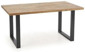 Masa dining blat din Stejar Natural, RADUS 160(240)x90