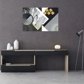 Tablou - Colaj texturat (90x60 cm)