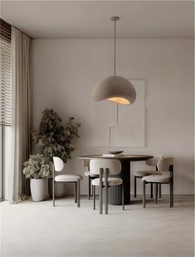 Lustra suspendata design modern, Stone Brown, AERE, L 60cm