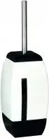 Perie WC alb/negru Bisk Zeppelin