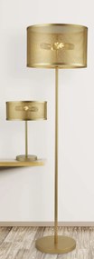 Lampadar / Lampa de podea design retro Fishnet auriu EU2832-2GO SRT