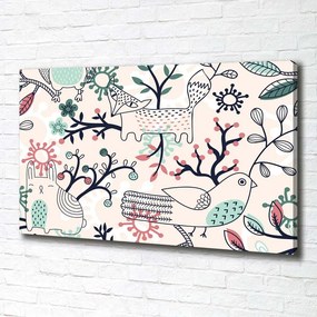 Imprimare tablou canvas Animale și flori