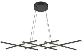 Maytoni MOD244PL-L50BK - Lustră LED suspendată pe cablu HALO LED/40W/230V, neagră