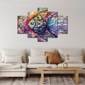 Tablou - Peștișorul colorat (150x105 cm)