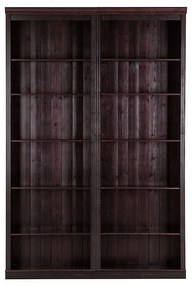 Bibliotecă maro din lemn de pin 148x223 cm Anita – Støraa