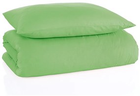 Lenjerie de pat din bumbac Culoare verde , 140 x200 cm, 70 x 90 cm