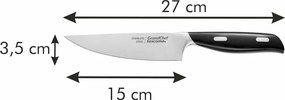 Cuțit de feliat Tescoma GrandCHEF, 15 cm, 15 cm