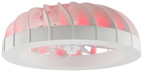 Ventilator LED RGBW de tavan cu lumină Brilliant FANORA LED/30W/230V + telecomandă