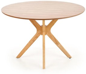 Masa rotunda Nicolas stejar - d120 x h77 cm