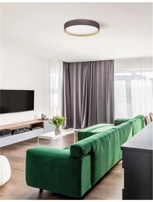 Lustra LED moderna design slim Luton maro NVL-9818451