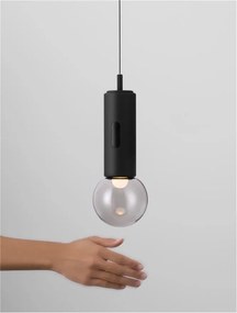 Pendul LED design minimalist CHRONOS negru