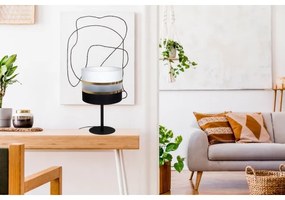 Lampă de masă CORAL 1xE27/60W/230V neagră