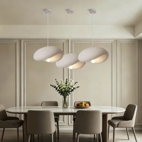BRILAGI - Lampă suspendată pe cablu WABI SABI 1xE27/60W/230V Ø 40 cm albă