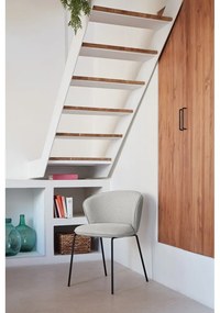 Set de scaune de sufragerie gri deschis 2 buc. tapițat Add – Teulat