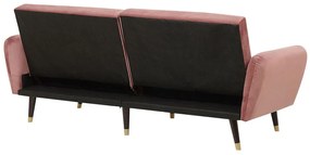 Canapea 3 locuri VIMMER (roz). 1019372