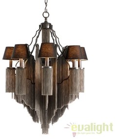 Candelabru LUX finisaj bronz Fringe L 109997 HZ