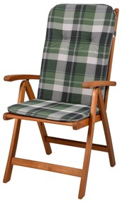 Pernă pentru scaun de grădină verde 50x116 cm Cardiff – Sun Garden