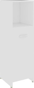 vidaXL Dulap de baie, alb, 30x30x95 cm, lemn prelucrat