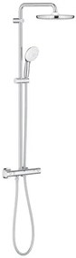 Coloana de dus cu termostat Grohe Tempesta 250 finisaj crom lucios