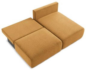 Colțar portocaliu extensibil/cu spațiu de depozitare (cu colț pe partea dreaptă) Kalena – Makamii