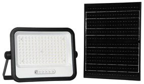Proiector solar LED dimabil LED/300W/3,2V IP65 15000 mAh negru + telecomandă