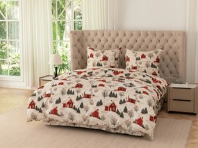 Lenjerie de pat din microfibra FARM HOUSE crem Dimensiune lenjerie de pat: 2 buc 70 x 90 cm | 200 x 220 cm