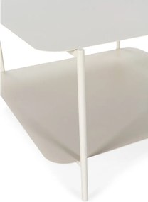 Măsuță de cafea crem din metal 70x73 cm Beatrix – MOME