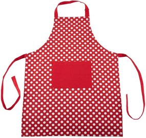 decoDoma Set de bucătărie PUNCTE roșu 3 piese
