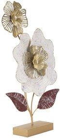 Decoratiune florala multicolora din metal, 35,5 x 9 x 59 cm, Lovi Mauro Ferreti