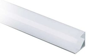 Profil Banda LED de Colt, Aplicat (PT), Aluminiu + Alb Mat, 2m