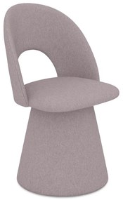 Scaun de sufragerie mov lavandă tapițat Kalo – Makamii