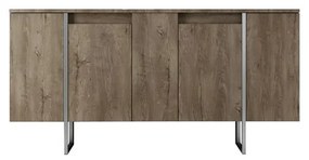 Dulap Luxe Walnut and Silver