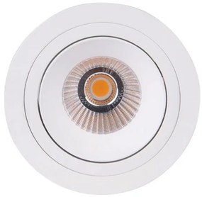 Spot LED directionabil, incastrabil tavan fals / plafon IP32 HIDEN alb H0109 MX