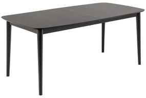 Masă de dining extensibilă cu blat cu aspect de lemn de stejar 90x219 cm Montreux – Actona