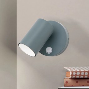 Aplica de perete cu spot directionabil stil minimalist PENN, verde deschis