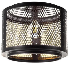 Plafonieră VITO 1xE27/40W/230V negru