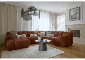 Colțar teracotă (cu colț pe partea dreaptă/în formă de "U") Shell – Miuform