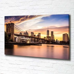 Tablouri tipărite pe pânză Podul brooklyn