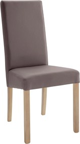Set 2 scaune Hamburg piele ecologica 49/63/98 cm