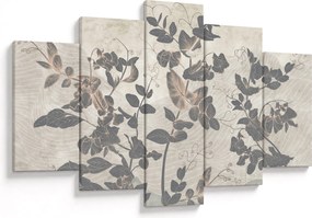 Tablou - Frunze texturate (150x105 cm)