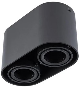 Lampă spot SIROK 2xGU10/30W/230V negru
