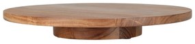 Platou rotativ Robust din lemn de acacia 37 cm