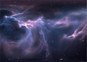 Tablou pe sticlă - Nebuloasa spațială (70x50 cm)