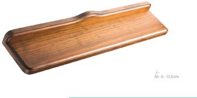 Polita de lemn 56cm Metaform MATHILDE 101874326, nuc inchis