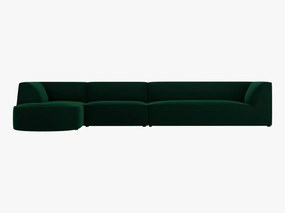 Coltar 6 locuri Ruby catifea L366 cm