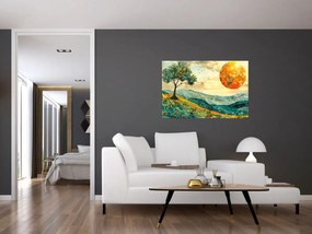 Tablou - Ilustrație peisaj (90x60 cm)