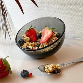 Bol din sticlă La Rochére Bubble, gri