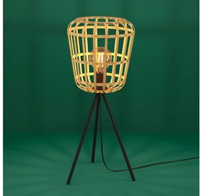 Lampă de masă Eglo 390154 MONTEZUELO 1xE27/40W/230V maro