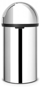 Coș de gunoi Brabantia Push 60L, Brilliant Steel 647158