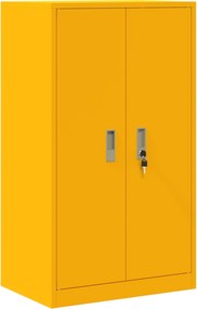 vidaXL Dulap de depozitare Galben muștar 60 x 40 x 105 cm Oțel